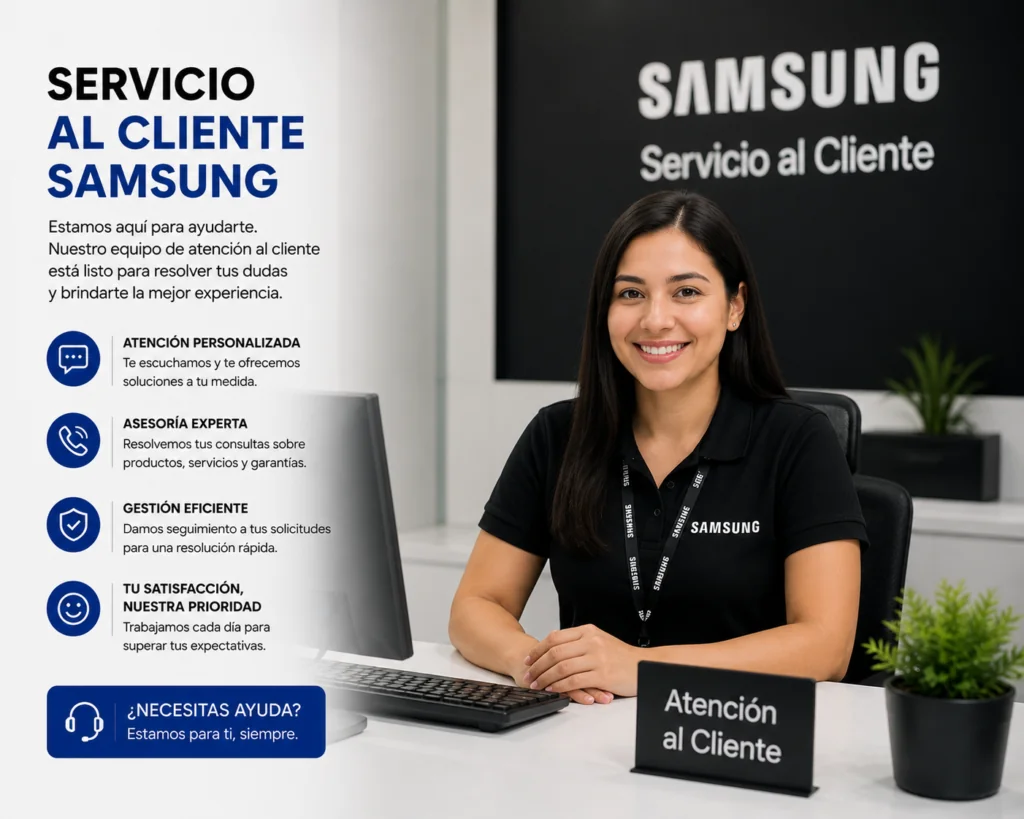 Servicio al cliente Samsung Quito